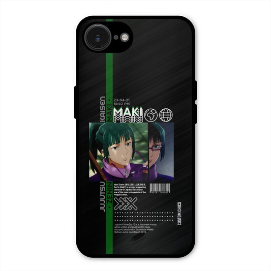 Zenin Maki iPhone 16e Mobile Back Cover - Anime PrintShield Case