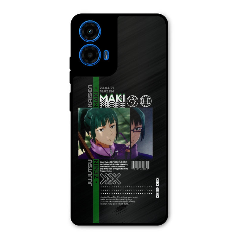 Zenin Maki Moto G45 Mobile Back Cover - Anime PrintShield Case