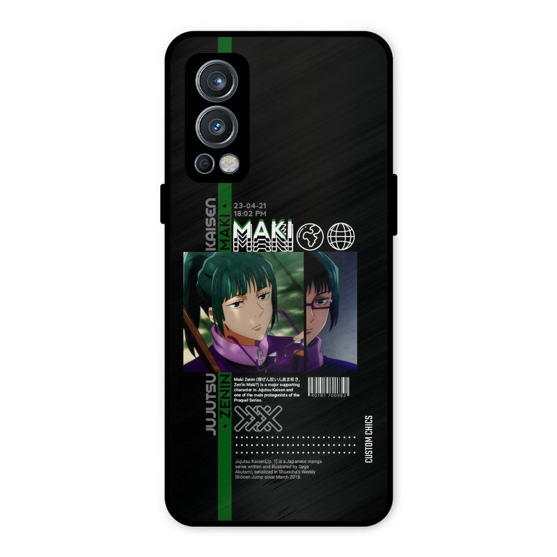 Zenin Maki OnePlus Nord 2 5G Mobile Back Cover - Anime PrintShield Case