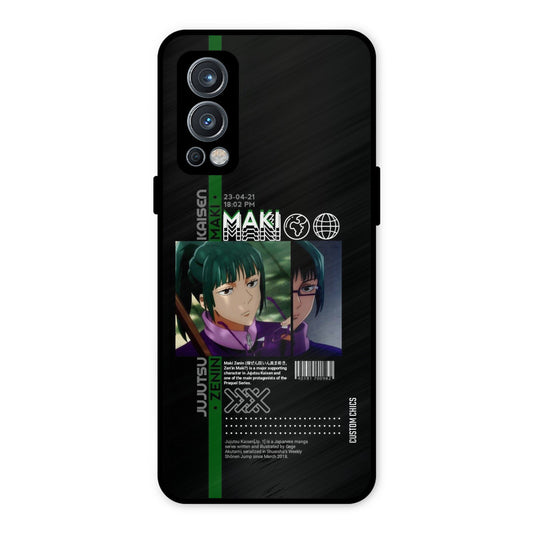 Zenin Maki OnePlus Nord 2 5G Mobile Back Cover - Anime PrintShield Case