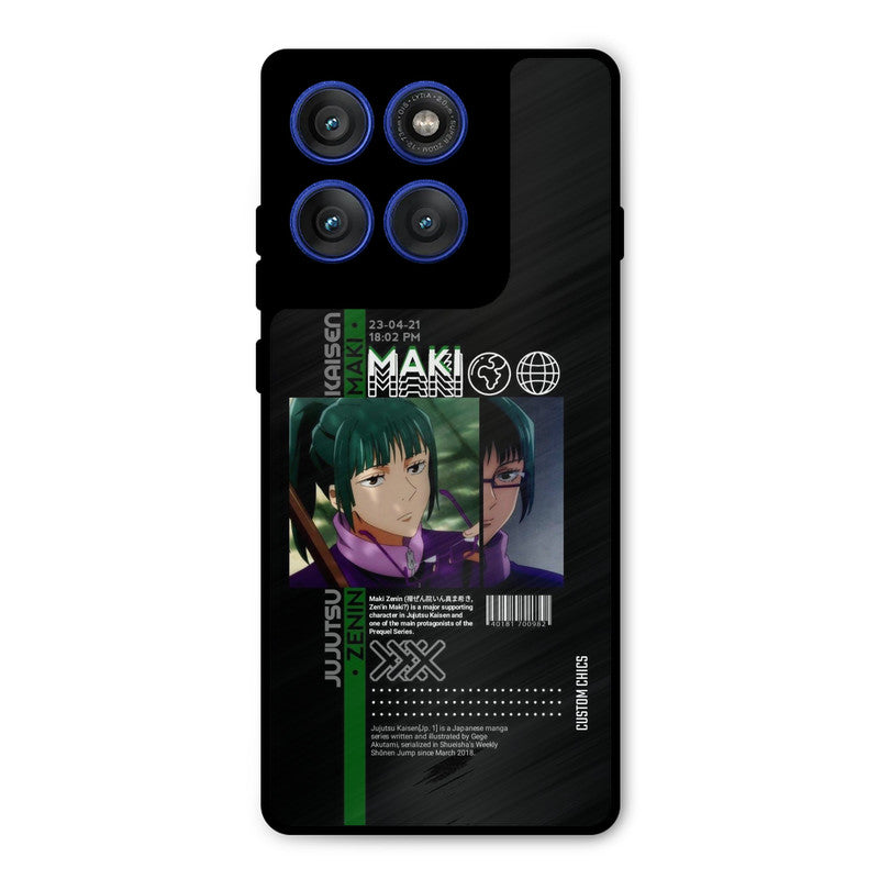 Zenin Maki Motorola Edge 60 Pro Mobile Back Cover - Anime PrintShield Case