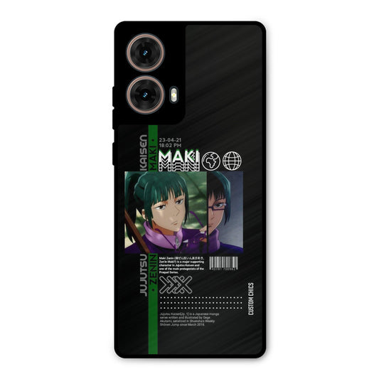 Zenin Maki Moto G85 Mobile Back Cover - Anime PrintShield Case
