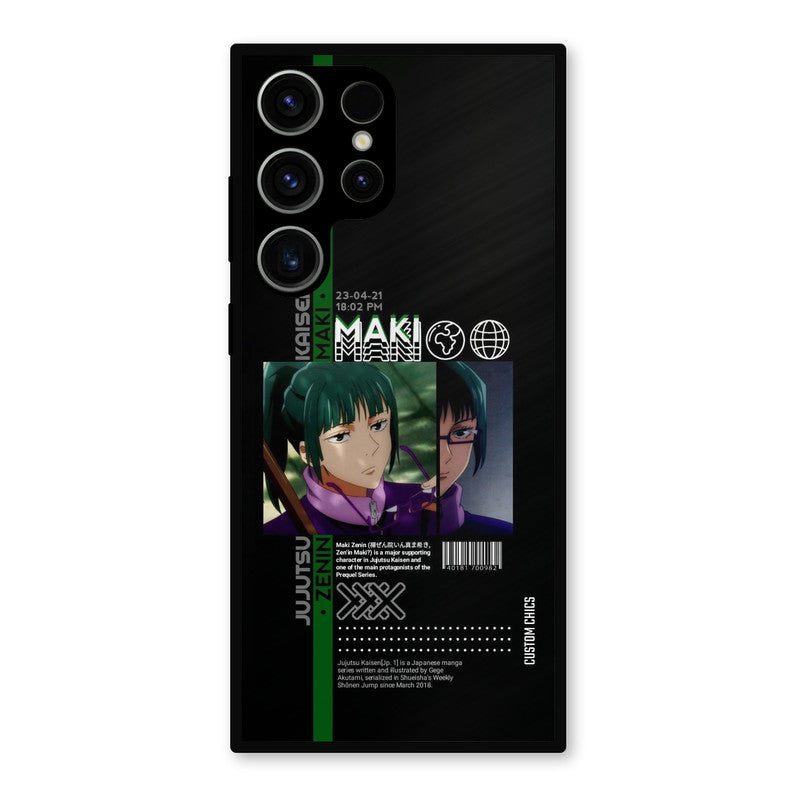 Zenin Maki Samsung Galaxy S23 Ultra Mobile Back Cover - Anime PrintShield Case