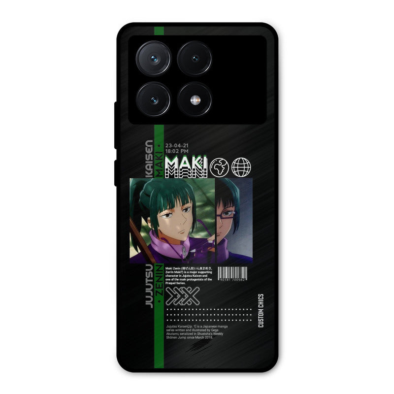 Zenin Maki Poco X6 Pro Mobile Back Cover - Anime PrintShield Case
