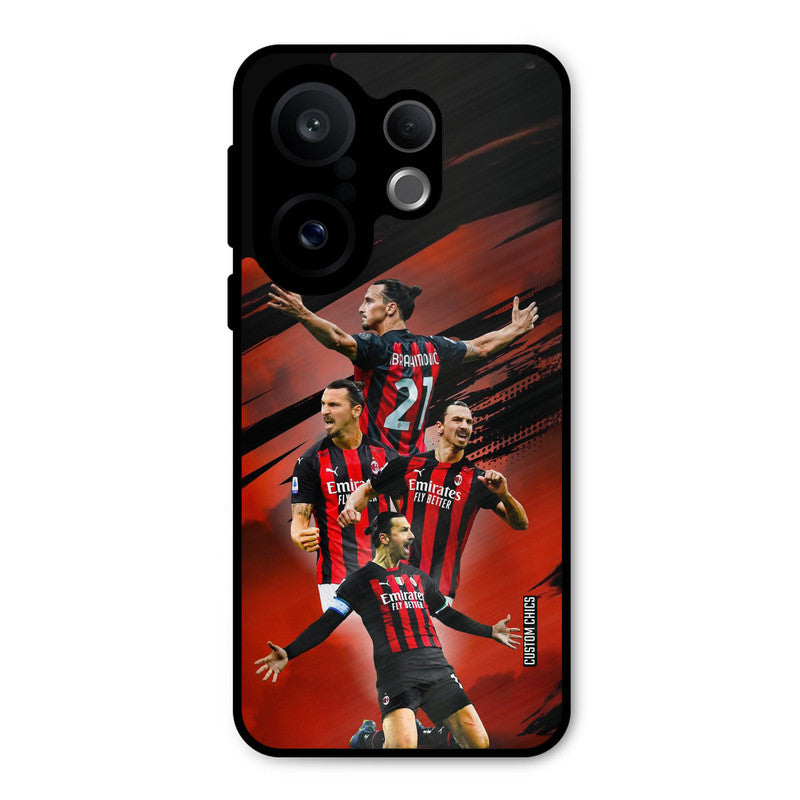 Zlatan Ibrahimovic Agression Vivo X200 FE Mobile Back Cover - Sports PrintShield Case
