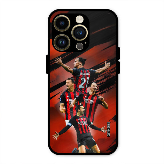Zlatan Ibrahimovic Agression  iPhone 14 Pro Mobile Back Cover - Sports PrintShield Case