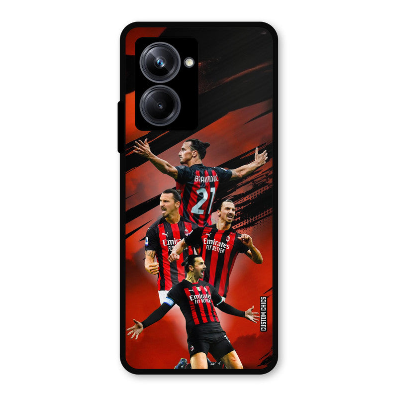 Zlatan Ibrahimovic Agression Realme 10 Pro Mobile Back Cover - Sports PrintShield Case