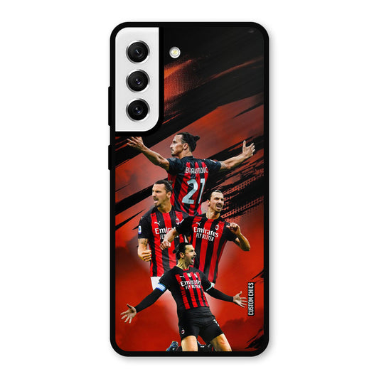 Zlatan Ibrahimovic Agression Samsung Galaxy S21 FE 5G (2023) Mobile Back Cover - Sports PrintShield Case