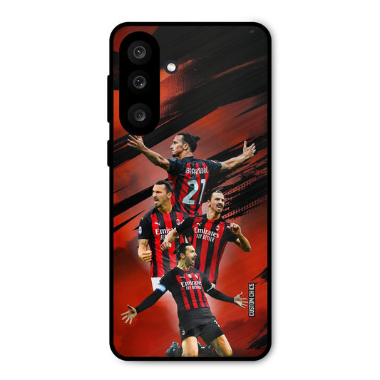 Zlatan Ibrahimovic Agression Samsung Galaxy M56 Mobile Back Cover - Sports PrintShield Case