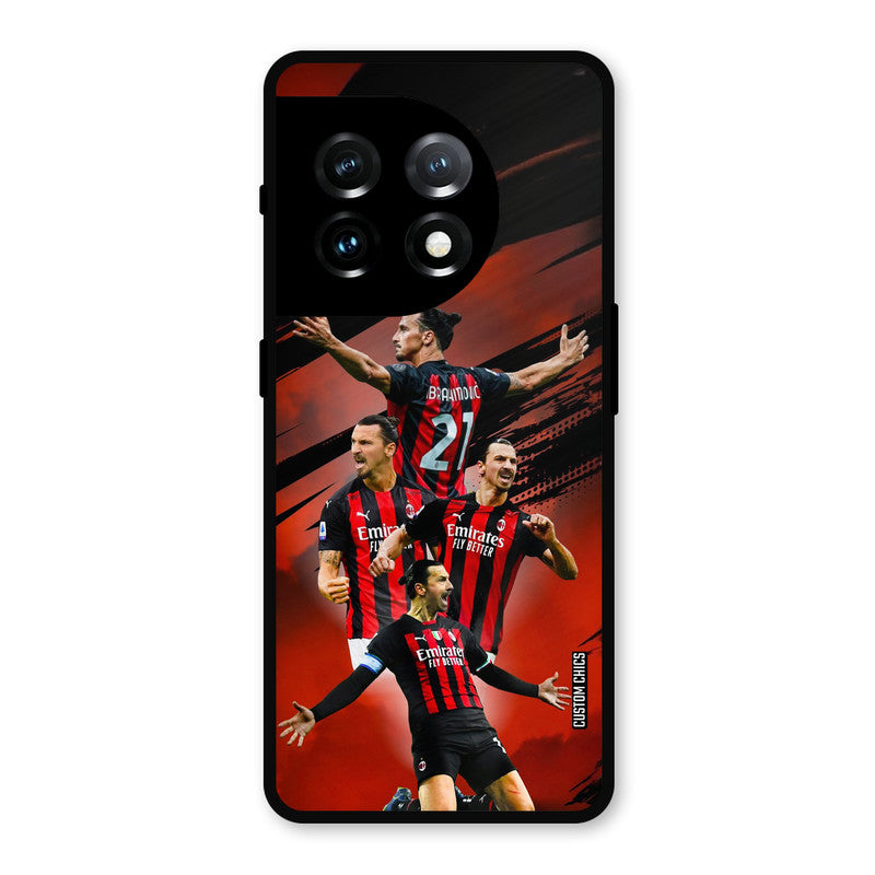 Zlatan Ibrahimovic Agression OnePlus 11 Mobile Back Cover - Sports PrintShield Case