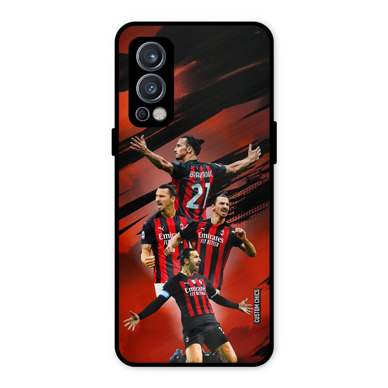 Zlatan Ibrahimovic Agression OnePlus Nord 2 5G Mobile Back Cover - Sports PrintShield Case
