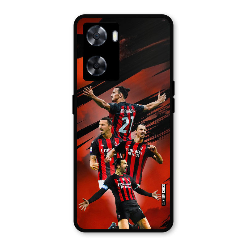Zlatan Ibrahimovic Agression Oppo A57 2022 Mobile Back Cover - Sports PrintShield Case