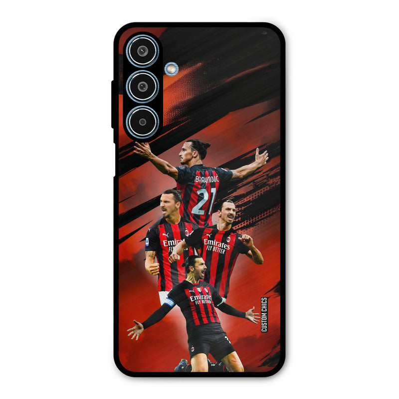 Zlatan Ibrahimovic Agression Samsung Galaxy M35 5G Mobile Back Cover - Sports PrintShield Case