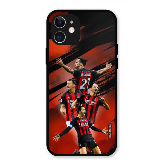 Zlatan Ibrahimovic Agression  iPhone 12 Mobile Back Cover - Sports PrintShield Case