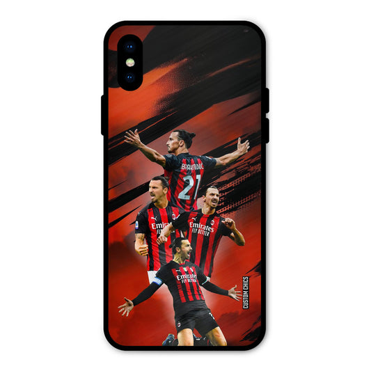 Zlatan Ibrahimovic Agression iPhone XS Mobile Back Cover - Sports PrintShield Case