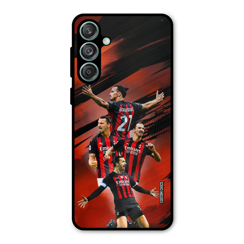 Zlatan Ibrahimovic Agression Samsung Galaxy M55 5G Mobile Back Cover - Sports PrintShield Case