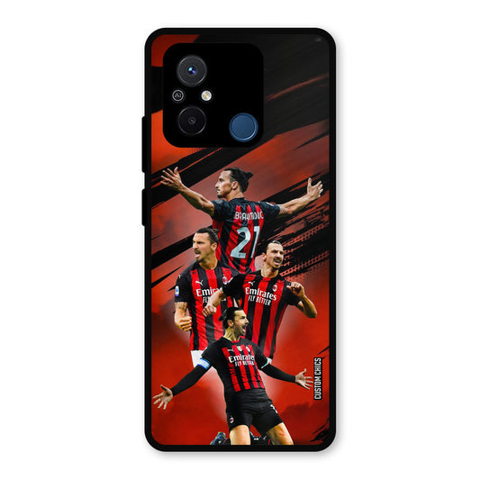 Zlatan Ibrahimovic Agression Redmi 12c Mobile Back Cover - Sports PrintShield Case