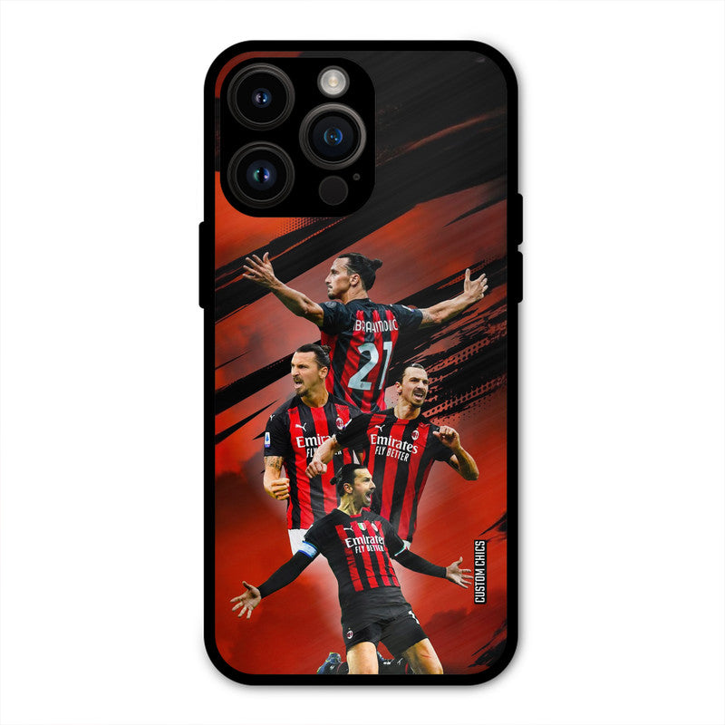 Zlatan Ibrahimovic Agression  iPhone 14 Pro Max Mobile Back Cover - Sports PrintShield Case