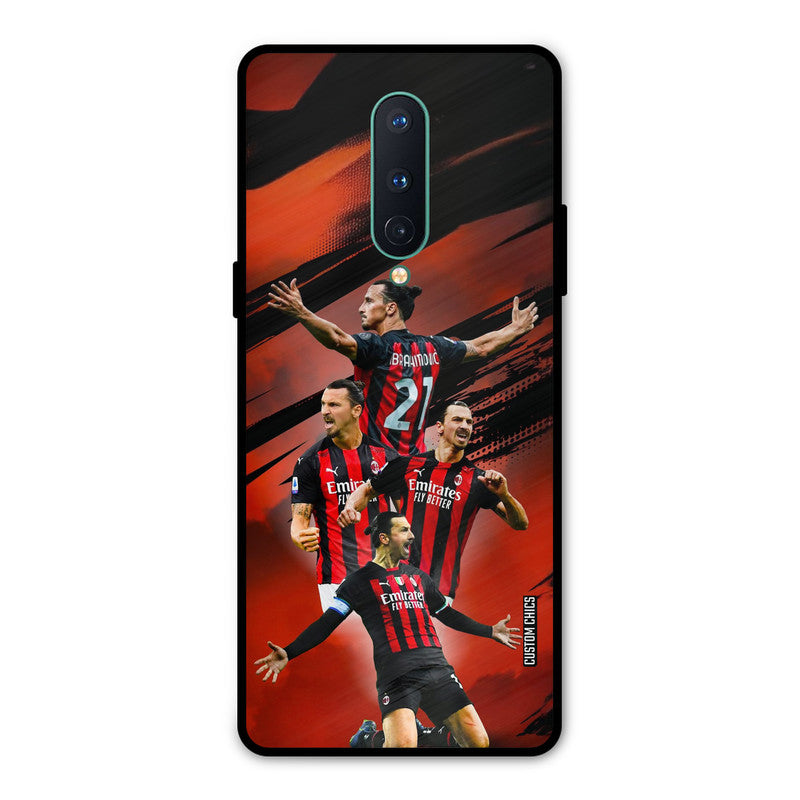 Zlatan Ibrahimovic Agression Oneplus 8 Mobile Back Cover - Sports PrintShield Case