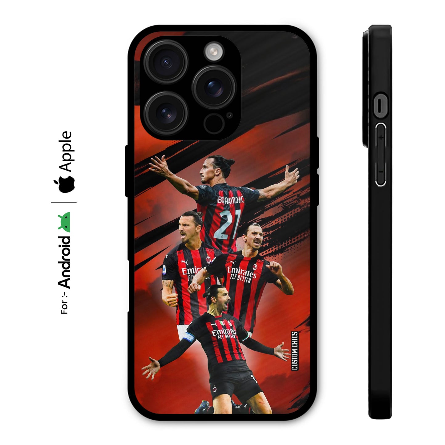 Zlatan Ibrahimovic Agression Case – Premium PrintShield Mobile Cover