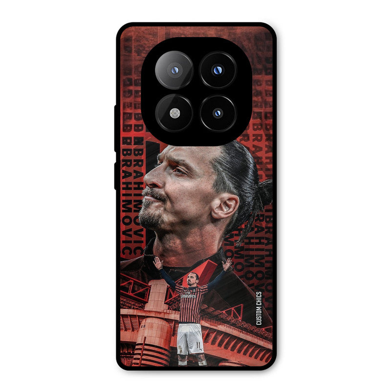 Zlatan Ibrahimovic Redmi Note 14 Pro Plus 5G Mobile Back Cover - Sports PrintShield Case
