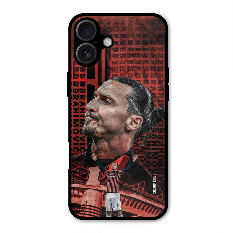 Zlatan Ibrahimovic  iPhone 16 Plus Mobile Back Cover - Sports PrintShield Case