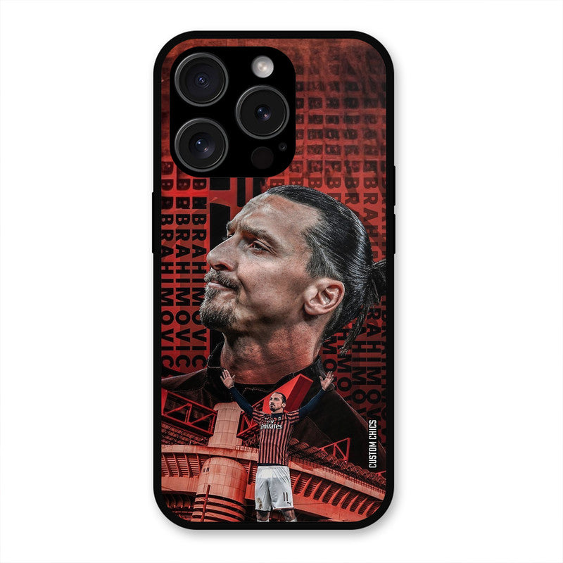Zlatan Ibrahimovic  iPhone 15 Pro Mobile Back Cover - Sports PrintShield Case
