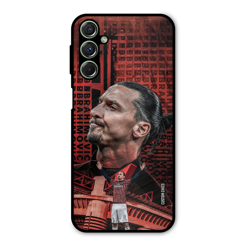 Zlatan Ibrahimovic Samsung Galaxy M34 Mobile Back Cover - Sports PrintShield Case
