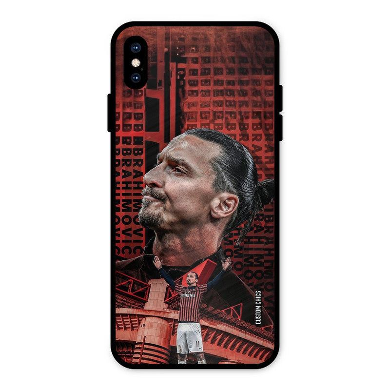Zlatan Ibrahimovic iPhone XS Max Mobile Back Cover - Sports PrintShield Case