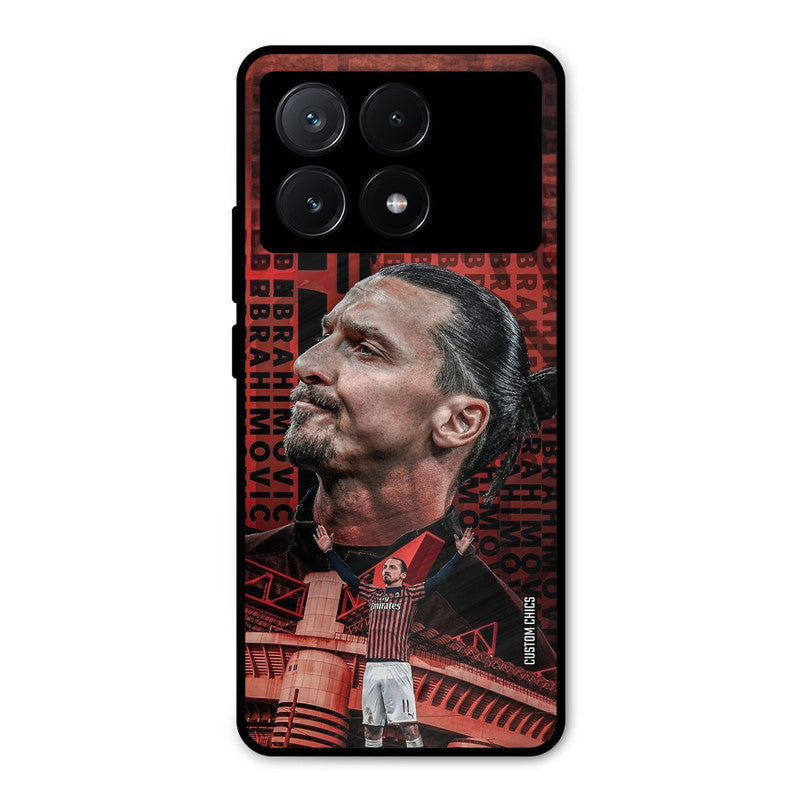 Zlatan Ibrahimovic Poco X6 Pro Mobile Back Cover - Sports PrintShield Case