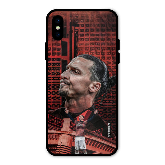 Zlatan Ibrahimovic iPhone XS Mobile Back Cover - Sports PrintShield Case
