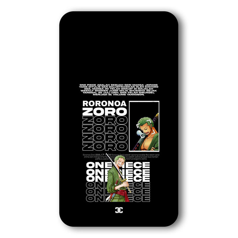 Zoro Typo Case – Premium PrintShield Mobile Cover