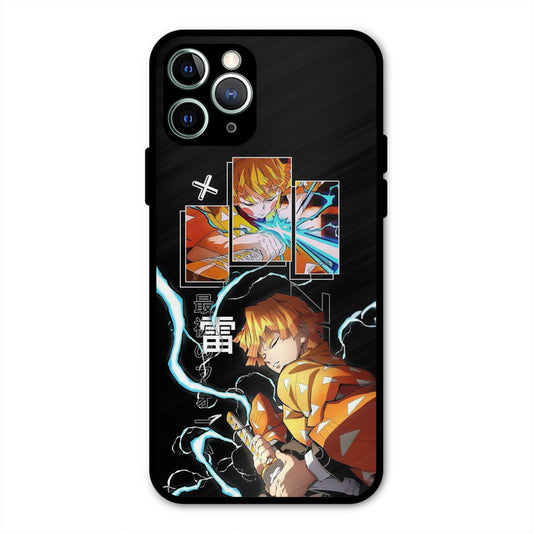 Aggressive Zenitsu iPhone 11 Pro Max Mobile Back Cover - Anime PrintShield Case