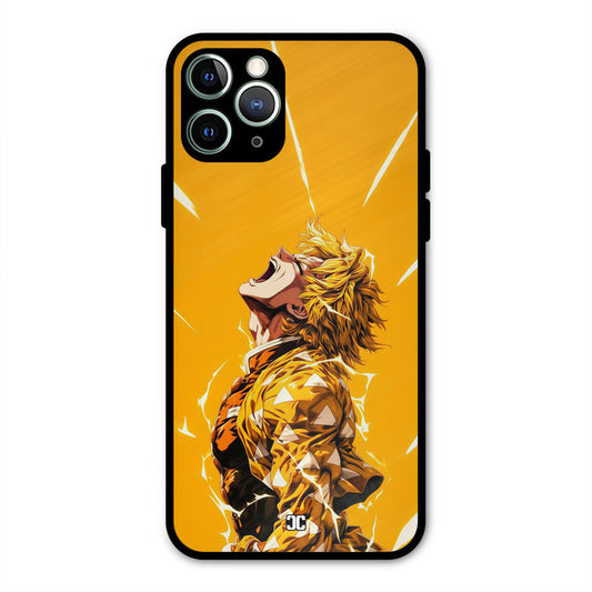 Shouting Zenitsu iPhone 11 Pro Max Mobile Back Cover - Anime PrintShield Case