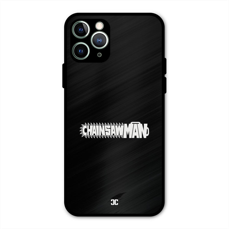 Chainsaw Logo iPhone 11 Pro Max Mobile Back Cover - Anime PrintShield Case