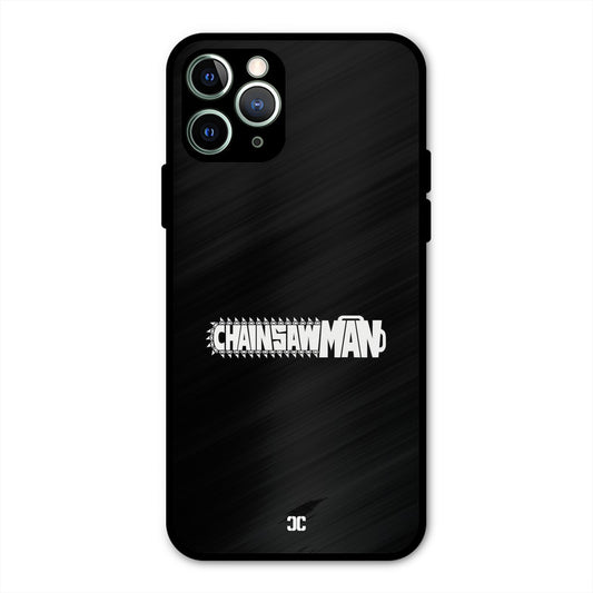 Chainsaw Logo iPhone 11 Pro Max Mobile Back Cover - Anime PrintShield Case