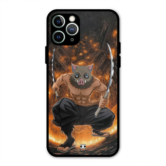 Inosuke Rage iPhone 11 Pro Max Mobile Back Cover - Anime PrintShield Case