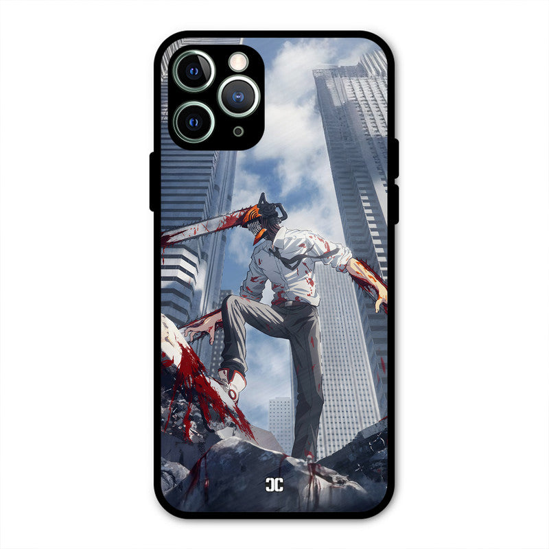 Denji Fighting iPhone 11 Pro Max Mobile Back Cover - Anime PrintShield Case