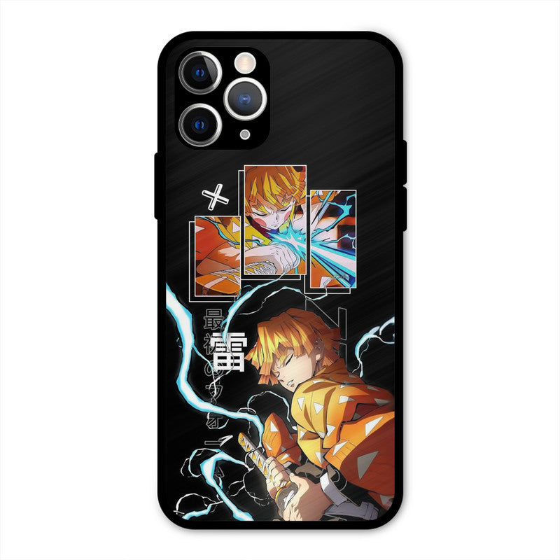 Aggressive Zenitsu iPhone 11 Pro Mobile Back Cover - Anime PrintShield Case