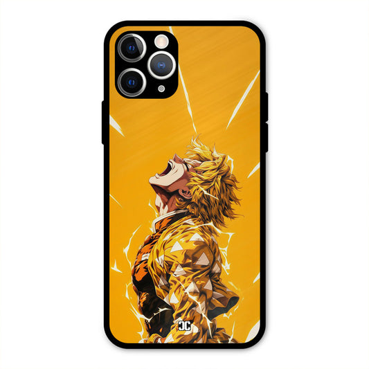 Shouting Zenitsu iPhone 11 Pro Mobile Back Cover - Anime PrintShield Case