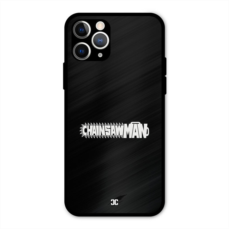 Chainsaw Logo iPhone 11 Pro Mobile Back Cover - Anime PrintShield Case