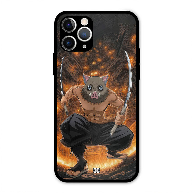Inosuke Rage iPhone 11 Pro Mobile Back Cover - Anime PrintShield Case
