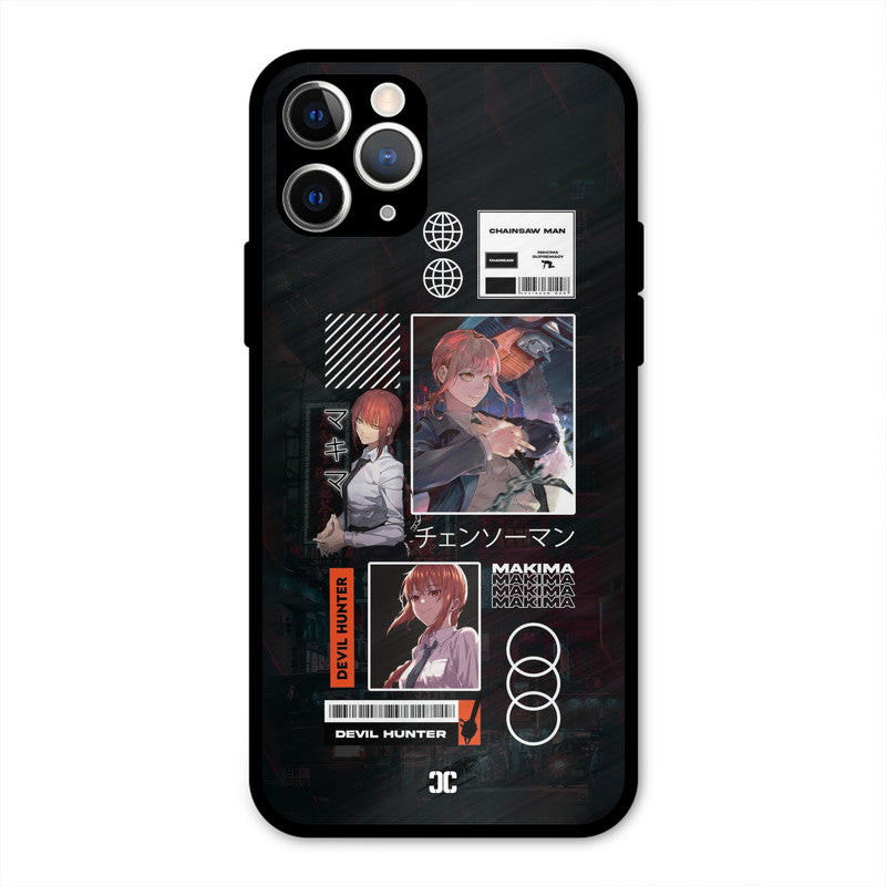 Devil Hunter Makima iPhone 11 Pro Mobile Back Cover - Anime PrintShield Case