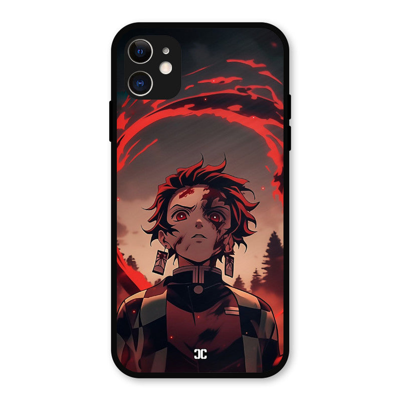 Raging Tanjiro iPhone 11 Mobile Back Cover - Anime PrintShield Case