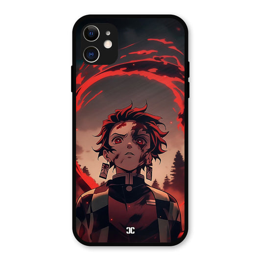 Raging Tanjiro iPhone 11 Mobile Back Cover - Anime PrintShield Case