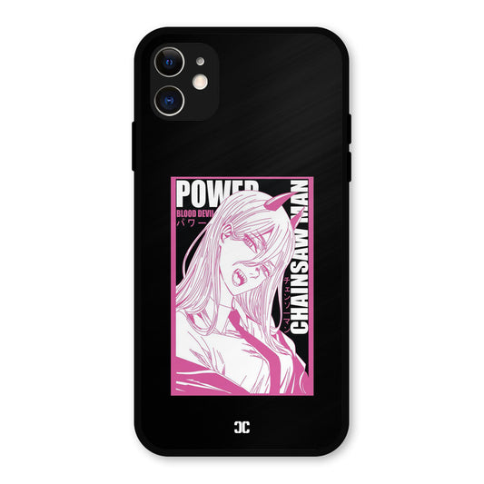 Blood Devil Power iPhone 11 Mobile Back Cover - Anime PrintShield Case