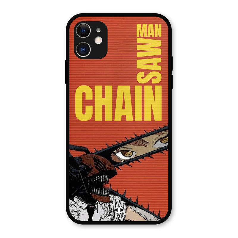 Raging Chainsaw iPhone 11 Mobile Back Cover - Anime PrintShield Case