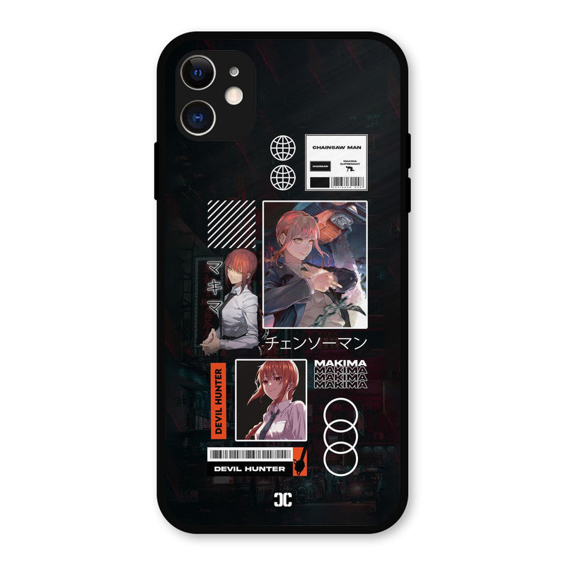 Devil Hunter Makima iPhone 11 Mobile Back Cover - Anime PrintShield Case