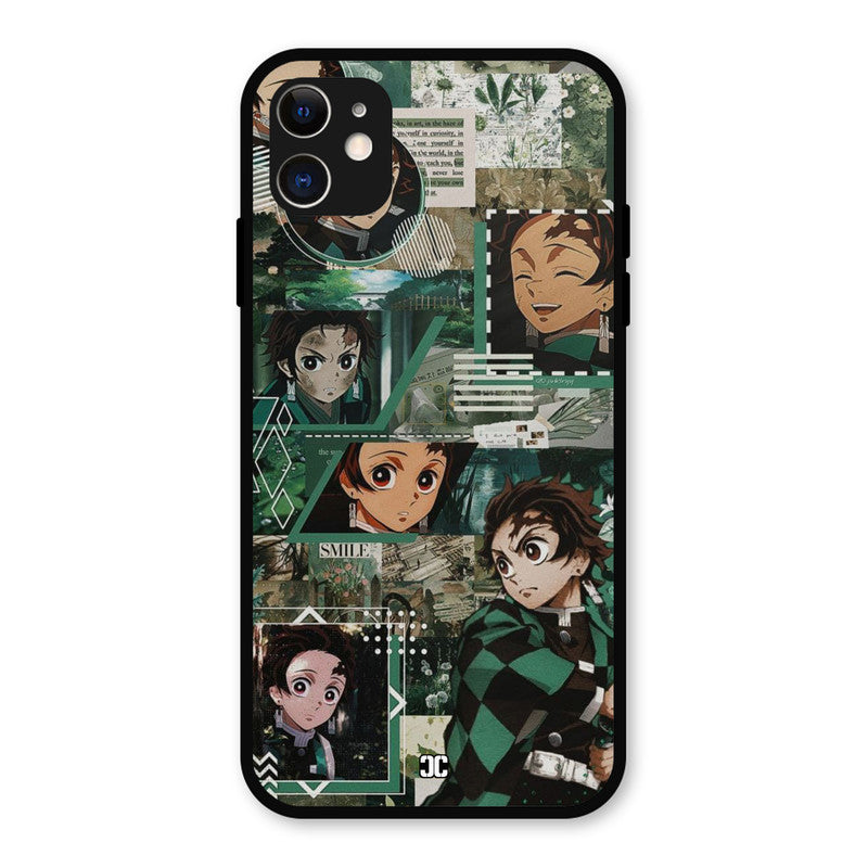Tanjiro Thoughts iPhone 11 Mobile Back Cover - Anime PrintShield Case