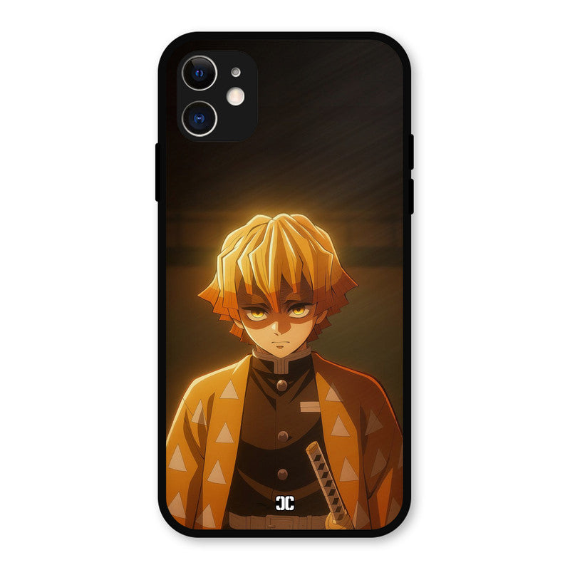 Thunderboy Zenitsu iPhone 11 Mobile Back Cover - Anime PrintShield Case